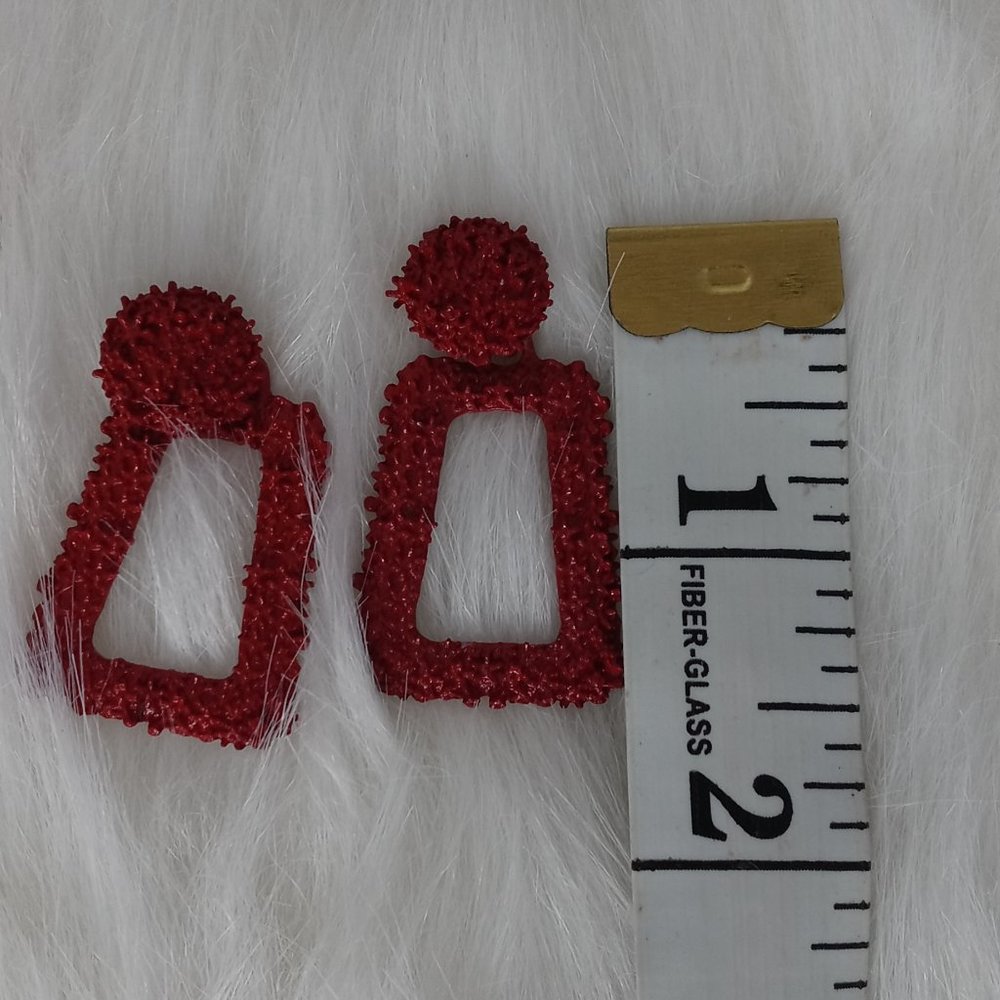 Medium Rectangular Boho Chic Earrings Set Of 5 - image 2